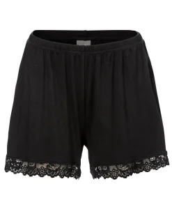 Pyjamasshorts Viskos Svart