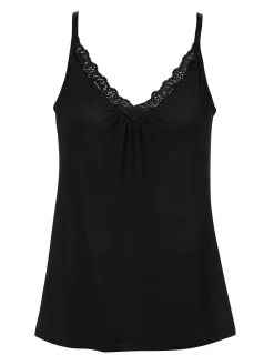 Pyjamastopp Viskos Svart
