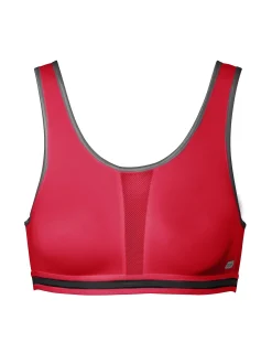 Röd/rosa sport-bh med bra stöd
