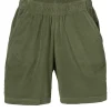 Shorts Stretchfrotté Armygrön