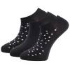 Sneakerstrumpa Prickig Svart 3-pack