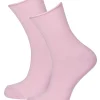 Strumpa Bambu Loose Rosa 1-pack