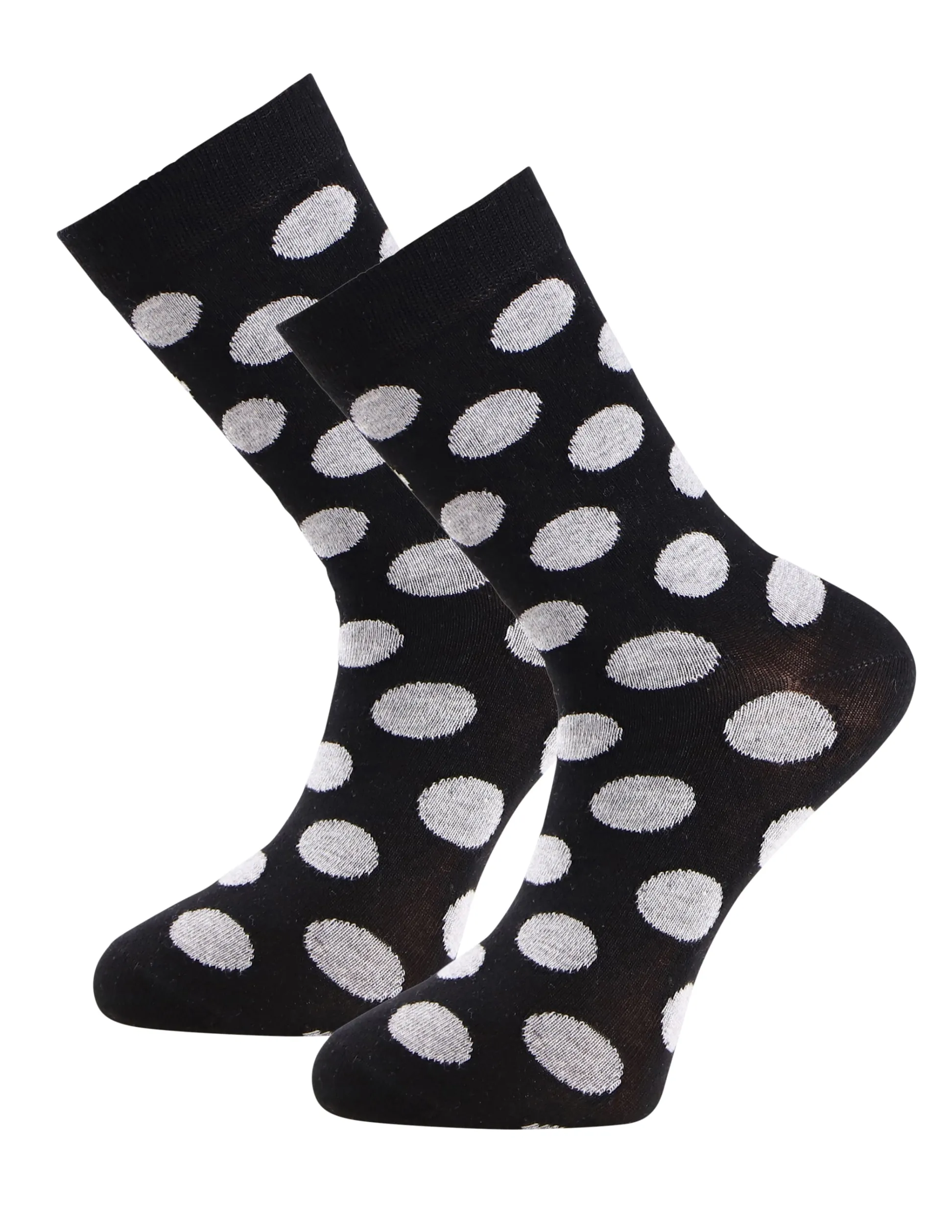 Strumpa Bambu Prickig Svart 2-pack