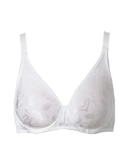 Svart bh med bygel i satin