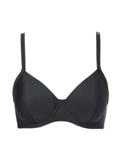 Svart bikini-bh med bygel
