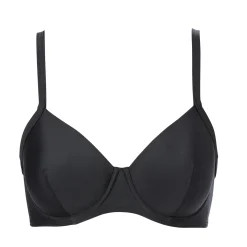 Svart bikini-bh med bygel