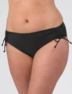 Svart bikinitrosa med snörning