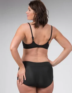 Svart bikinitrosa midi - body control