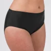 Svart bikinitrosa modell midi