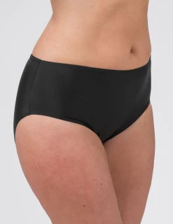 Svart bikinitrosa modell midi
