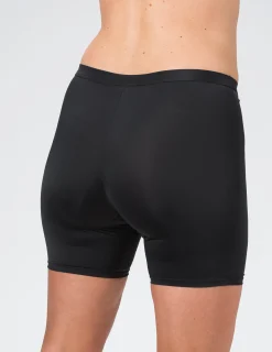 Svart elastisk boxertrosa med långa ben