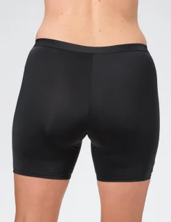 Svart elastisk boxertrosa med långa ben