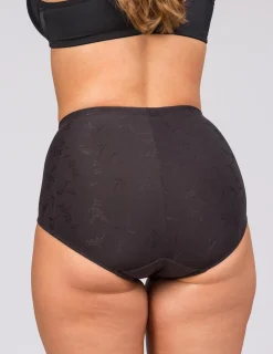 Svart shapingtrosa maxi