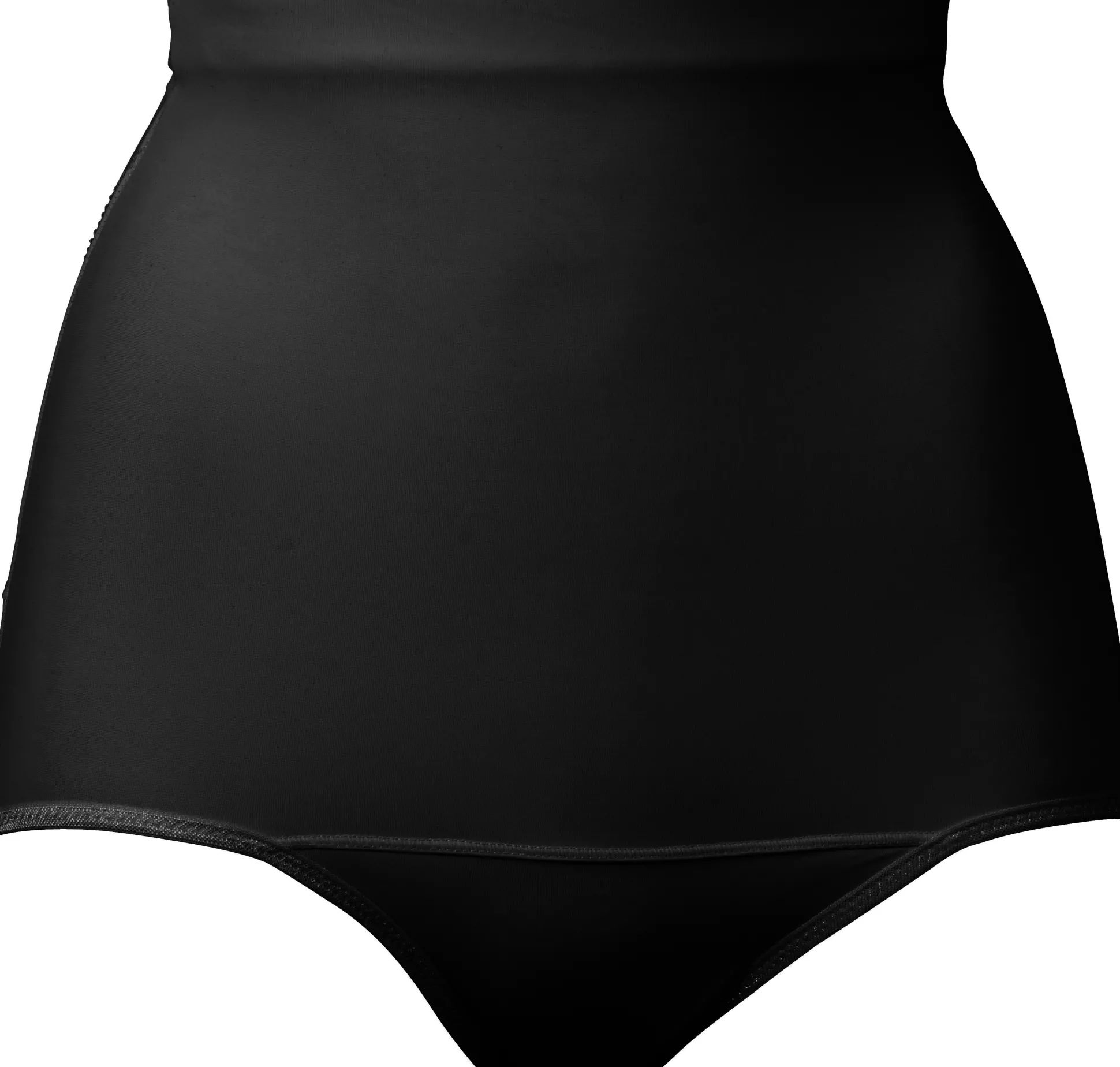 Svart shapingtrosa retro hög midja