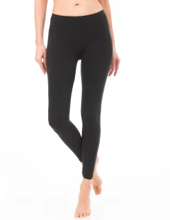 Svarta långa tights i bambu