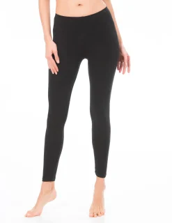 Svarta långa tights i bambu