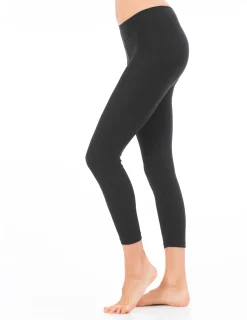 Svarta långa tights i bomull