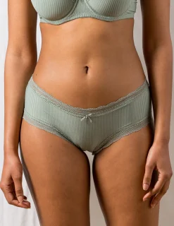 Trosa Hipster Laila Spets Jacquard Army