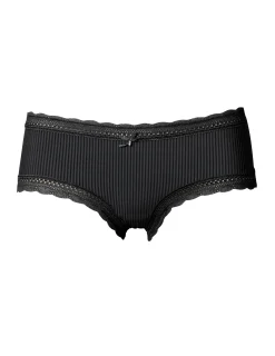 Trosa Hipster Laila Spets Jacquard Svart