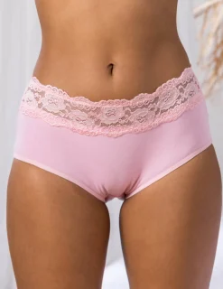 Trosor Midi Spets Rosa 2-Pack